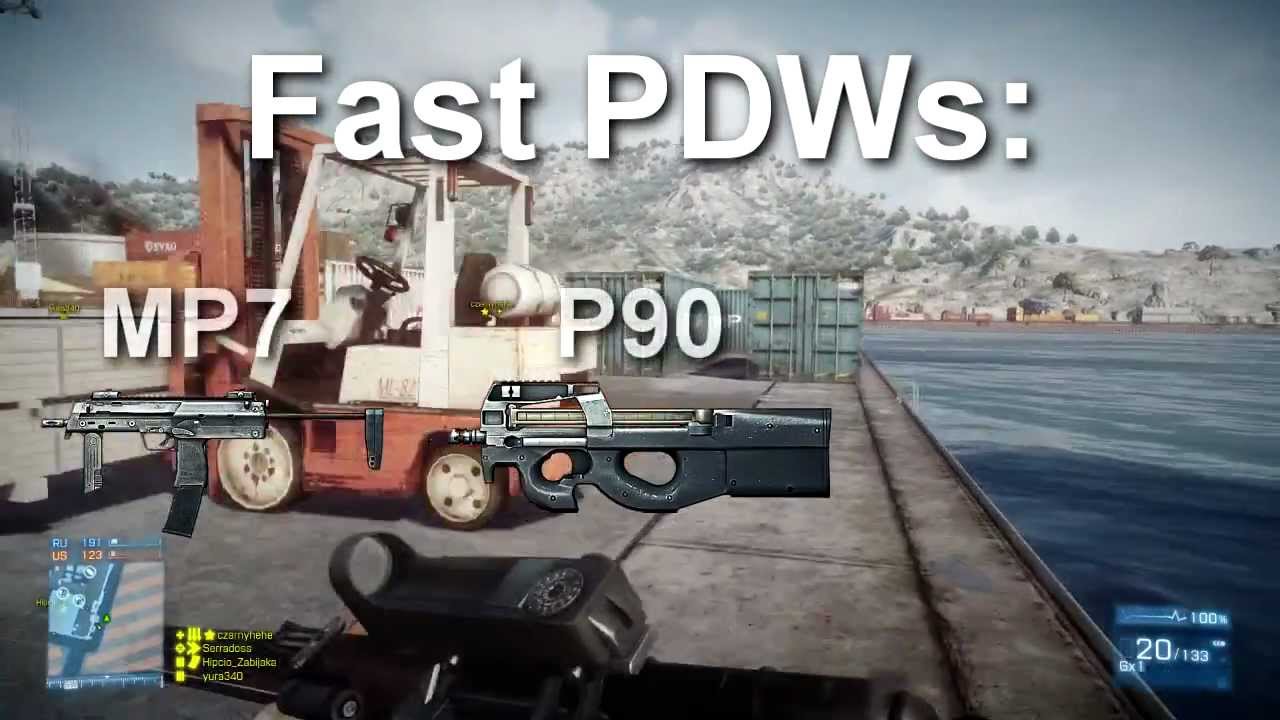 Battlefield 3 - PDW Guide... Choose Your Personal Defense! - YouTube