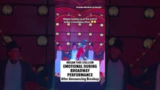 Megan Thee Stallion Breaks Down During Broadway Show After Klay Thompson Split Megan Thee Stallion Breaks Down During Broadway Show After Klay Thompson Split
