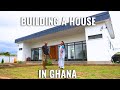 He moved to Ghana and built a 2 bedroom house |Breakdown of costs to build this home|Exploring Asebu