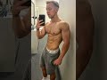 Skinny to shredded NATURAL body transformation #beforeandafter #bodytransformation #shorts
