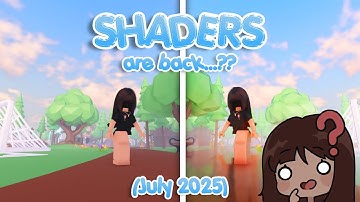 HOW TO GET ROBLOX SHADERS JULY 2025 (NVIDIA AND AMD)