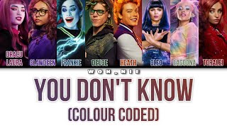 You Don’t Know By Monster High Movie 2 (Colour Coded)
