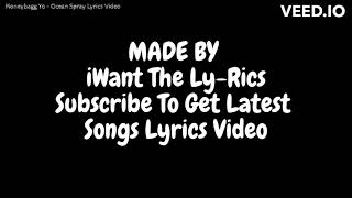 Moneybagg Yo - Ocean Spray Lyrics Video [The Correct One]✔
