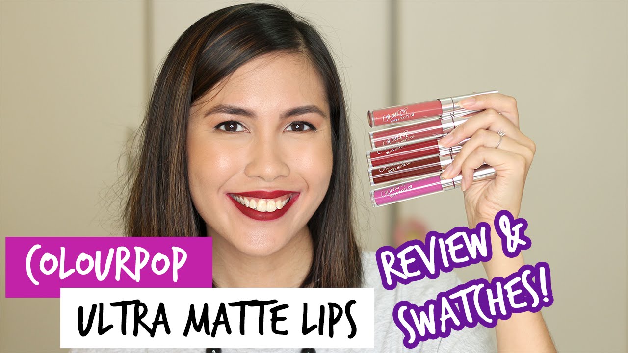 Colourpop Ultra Matte Lips Review & Swatches! | Tiara S. Dusqie