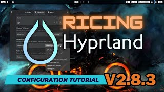 Ricing HYPRLAND. Custom Hyprland setup with ML4W Dotfiles. Wallpaper, Waybar, Window Styling, more