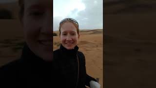 Windy Sahara view