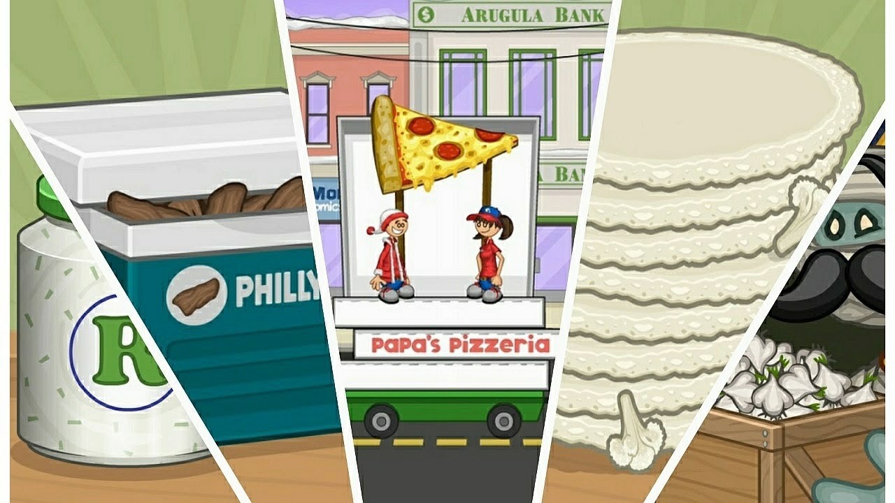 All Cutscenes + All Gold Customers Parade | Papa's Pizzeria Deluxe