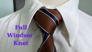How to tie a Full Windsor tie, i have sold about 5000 thousand ties with this guide| Mr. Tip1987