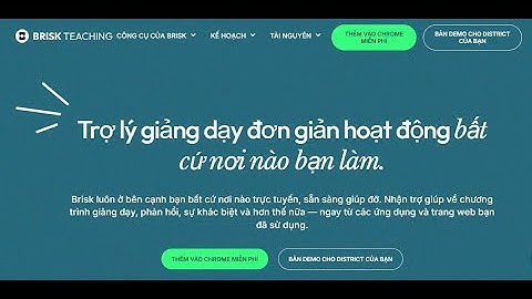 Tạo bộ câu hỏi trắc nghiệm từ link video Youtube với Brisk Teaching