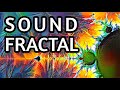 A sound fractal made from itself 