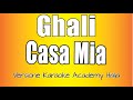 Ghali  casa mia versione karaoke academy italia
