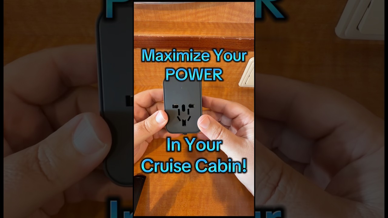 Older Cruise ship! Maximize the power with these two gadgets! #cruisehacks ￼