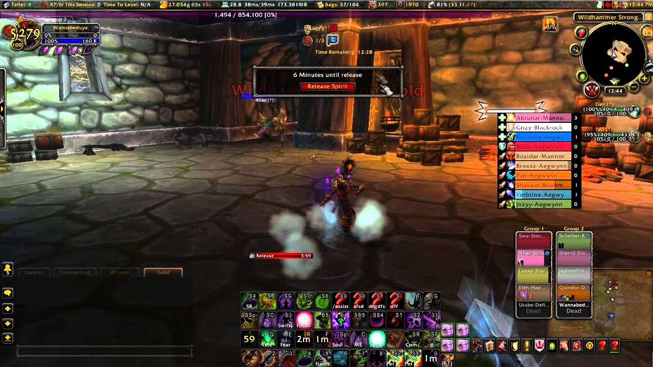 Affliction lock RBG 1500 CR WOD