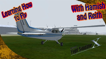 FSX - Learning How to Fly - Navigation Charts and Instruments PART 1