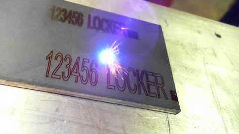 laser marking metal 2D bar codes www.wlsc.com fiber laser marking metal new laser systems