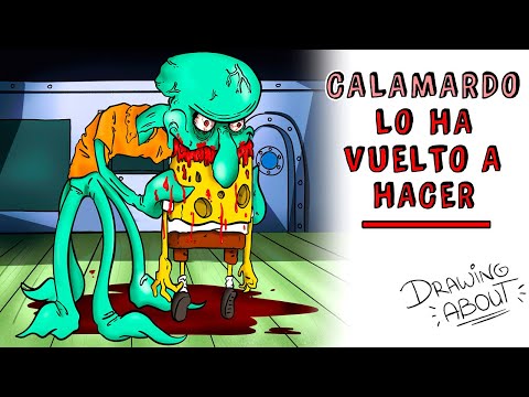 Squidward's done it again 🐙 Don't trust Squidward | Draw My Life Horror Story