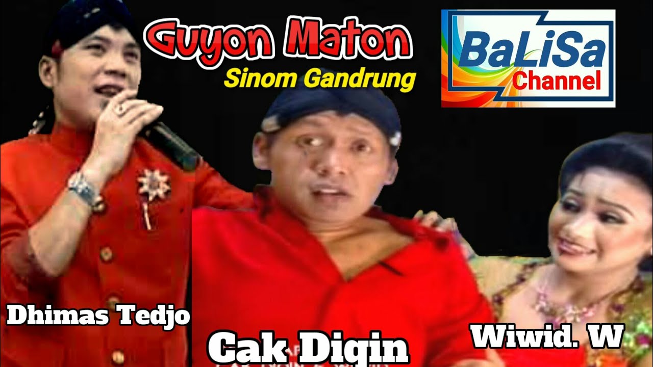 Dhimas Tedjo, Cak Diqin, Wiwid : SINOM GUYON MATON  campursari