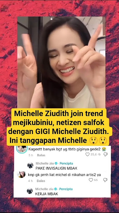 Michelle Ziudith joins the mejikubiniu trend, netizens are distracted by Michelle Ziudith's GIGI....