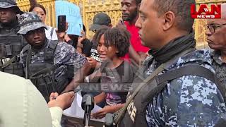 Alyssa's message to the Prime Minister before being arrested