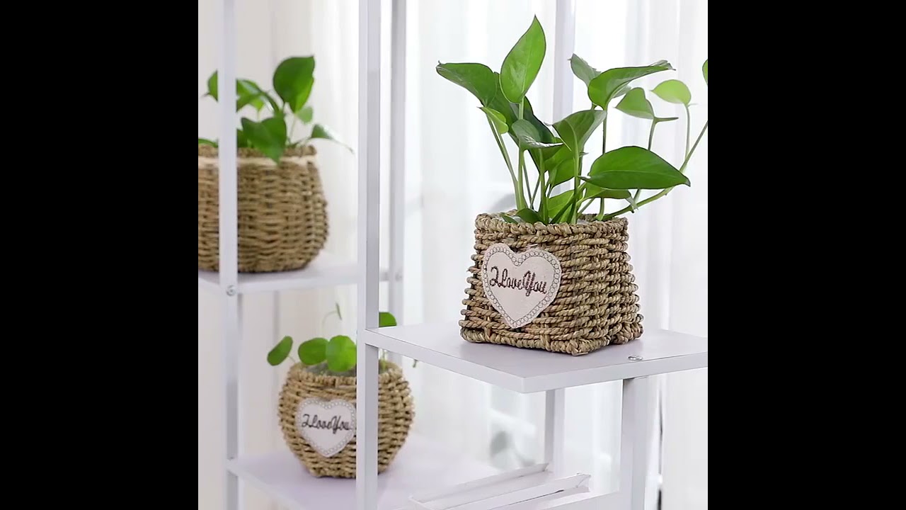 Factory Flower Basket Wicker Willow Garden Basket With Handle