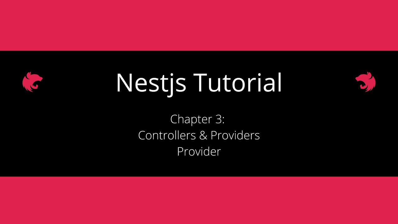 Nestjs Tutorial - Chapter 3 - Providers - YouTube