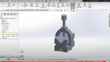 ประกอบชิ้นงาน 3 มิติ Example assembly model solidworks ep4 #cad #3dmodeling #assembly #educate #3d