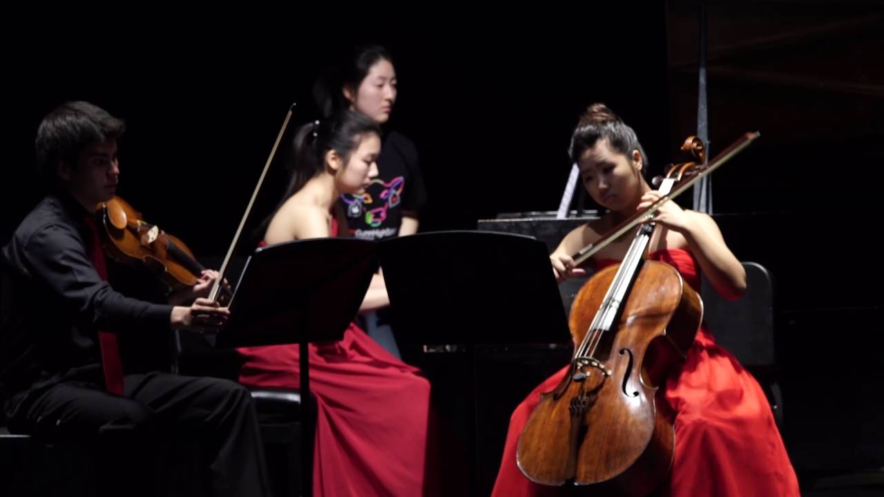 Schoenfield Cafe Music Mvt.1 | Heather Chang, William Copeland, Hannah Kim | TEDxGunnHighSchool