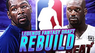 9 90'S!! LEGENDS FANTASY DRAFT REBUILD! NBA 2K18!
