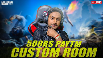 BGMI LIVE CUSTOM ROOM ||  Custom Rooms || PUBG MOBILE LIVE CUSTOM ROOMS#customroombgmilive #bgmilive