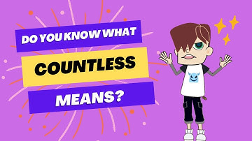 Do you know what COUNTLESS means? --- Learn English with Kevin 😁😉 #learnenglish #funenglish