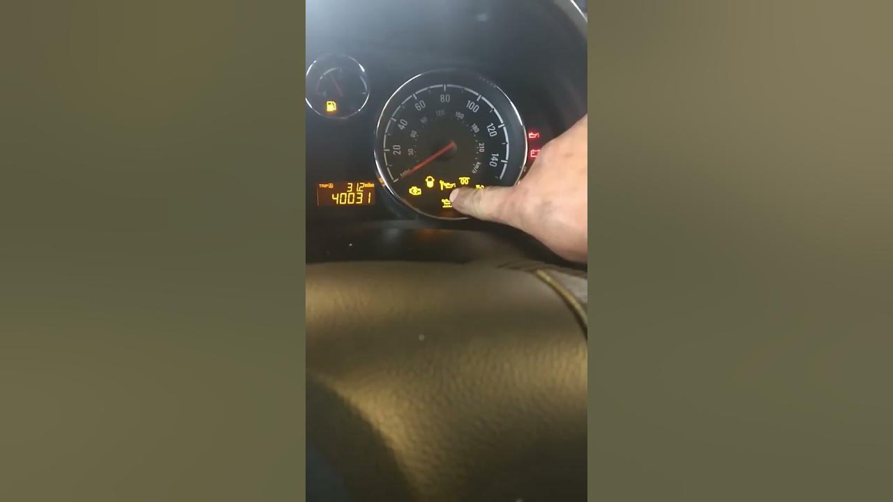 Vauxhall Antara reset service lights - YouTube