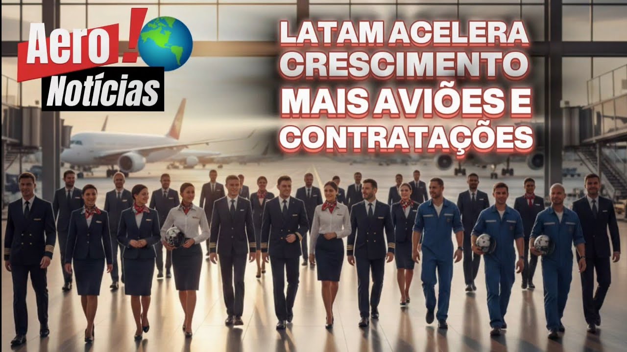 LATAM ACELERA CRESCIMENTO, MAIS AVIÕES E CONTRATAÇÕES 