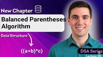 DSA STACK: Balanced Parentheses Algorithm Explained & C Program Implementation (2025)