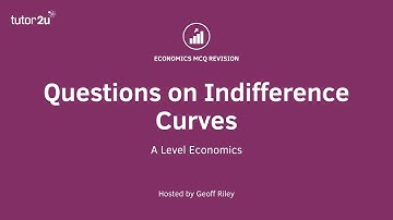MCQ Revision Question - Indifference Curves