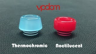 Vpdam thermochromic & noctilucent drip tips!