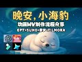 AI全流程制作儿童助眠歌曲MV|即梦 + Filmora + Suno + ChatGPT 一步到位!
