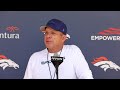 Denver broncos hc sean payton speaks to the media following day 6 of otas