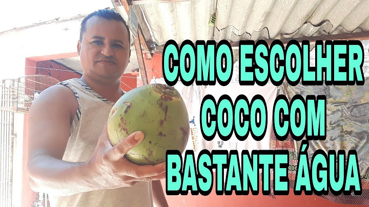 COMO SABER SI O COCO TEM BASTANTE ÁGUA