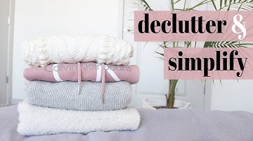 7 MINIMALIST DECLUTTERING TIPS | declutter & simplify your life