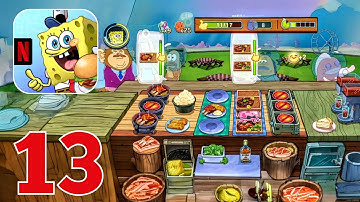 SpongeBob: Get Cooking - Gameplay Walkthrough Sandy BBQ - Level 41-50 (iOS, Android)