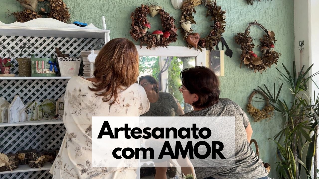 Casa e estúdio cheios de artesanato - Inspirando criatividade com amor