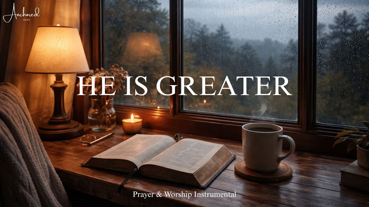 HE IS GREATER - Soaking Worship Instrumental | Prayer, Devotional, Meditation, Quiet Worship