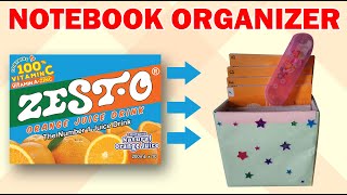 How to turn your Zest O Box to Notebook organizer for your kids DIY (Trash Thing)