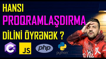 PROQRAMLAŞDIRMA DİLLƏRİ VƏ ONLARIN İSTİFADƏ OLUNDUĞU YERLƏR I YENİ BAŞLAYANLAR ÜÇÜN