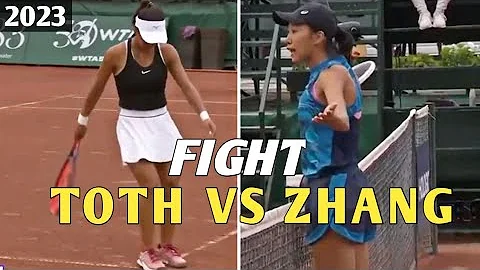 Zhang Shuai Was Distraught After 'Disgusting' Behaviour From Amarissa Toth - Wta Budapest 2023 - DayDayNews