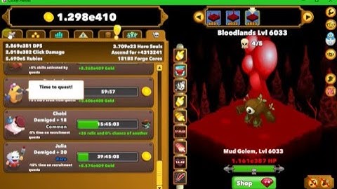 Clicker Hero Lvl 6000+