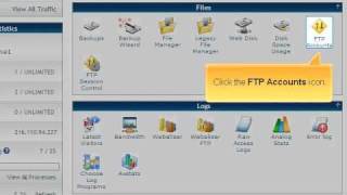 How to create an FTP account