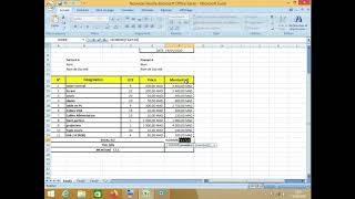 Cours Excel ( La Facture )