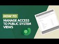 Dataverse - How To Manage Access To Public System Views