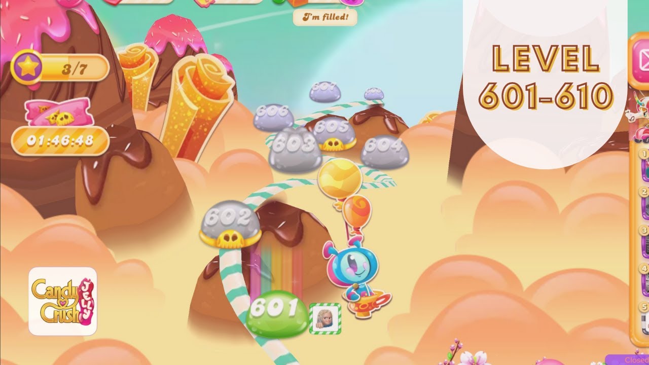 61 Candy Crush Jelly Saga [ LV.601610 ]キャンディクラッシュゼリーを初めてみたよ！ 攻略方法